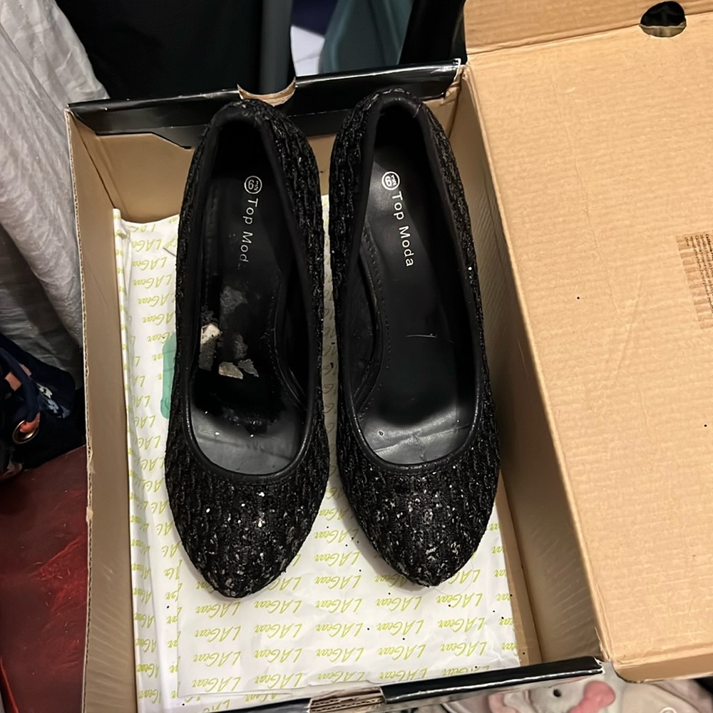 TOP MODA High (3-3.9 in) Heel Height Heels for Women